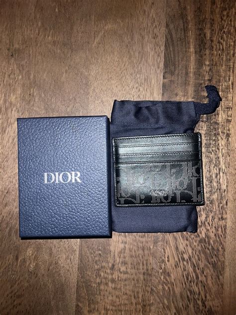 dior cardholder men|christian Dior men's wallet prices.